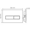 Система инсталляции для унитазов WASSERKRAFT VILS 56TLT.010.ME.RG03